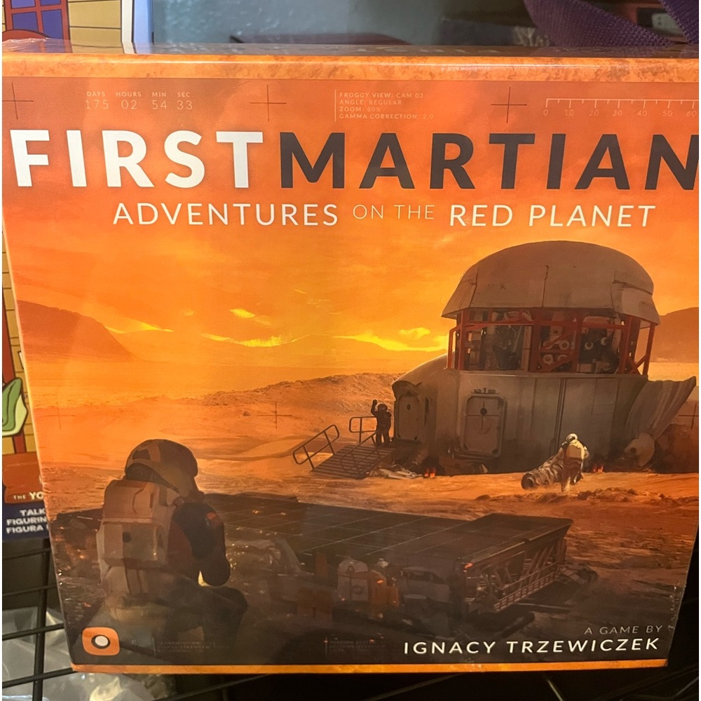 FIRST MARTIANS ADVENTURES ON THE RED PLANET BOARD GAME NEW!